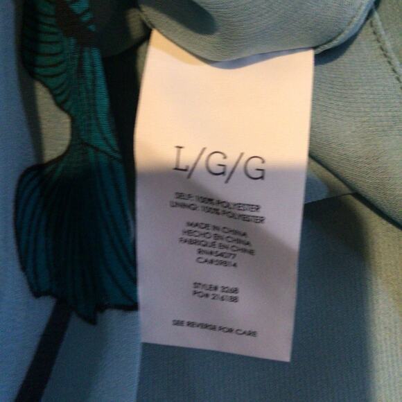 Cabi Blue Poppy Floral Sleeveless Tank Style 3268 Size L - Picture 5 of 7